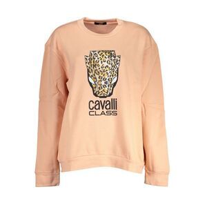 Cavalli Class Rosa Polyester Women Women's Sweatshirt